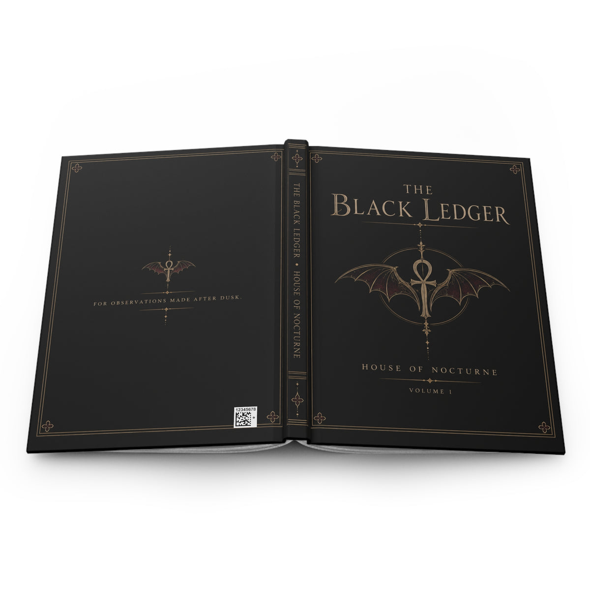 The Black Ledger | Gothic Hardcover Journal