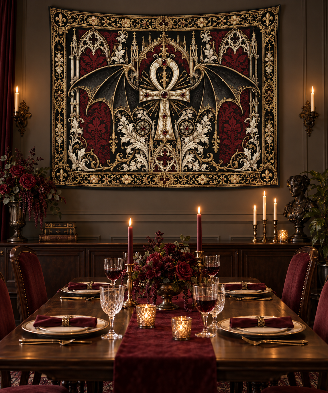 The Nocturne Reliquary | Gothic Wall Hanging