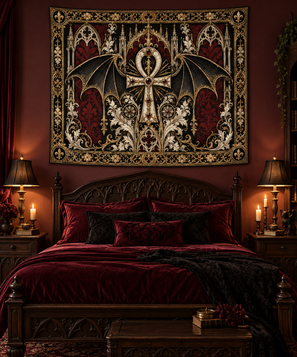 The Nocturne Reliquary | Gothic Wall Hanging