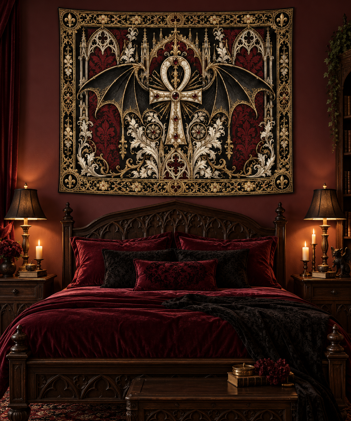 The Nocturne Reliquary | Gothic Wall Hanging