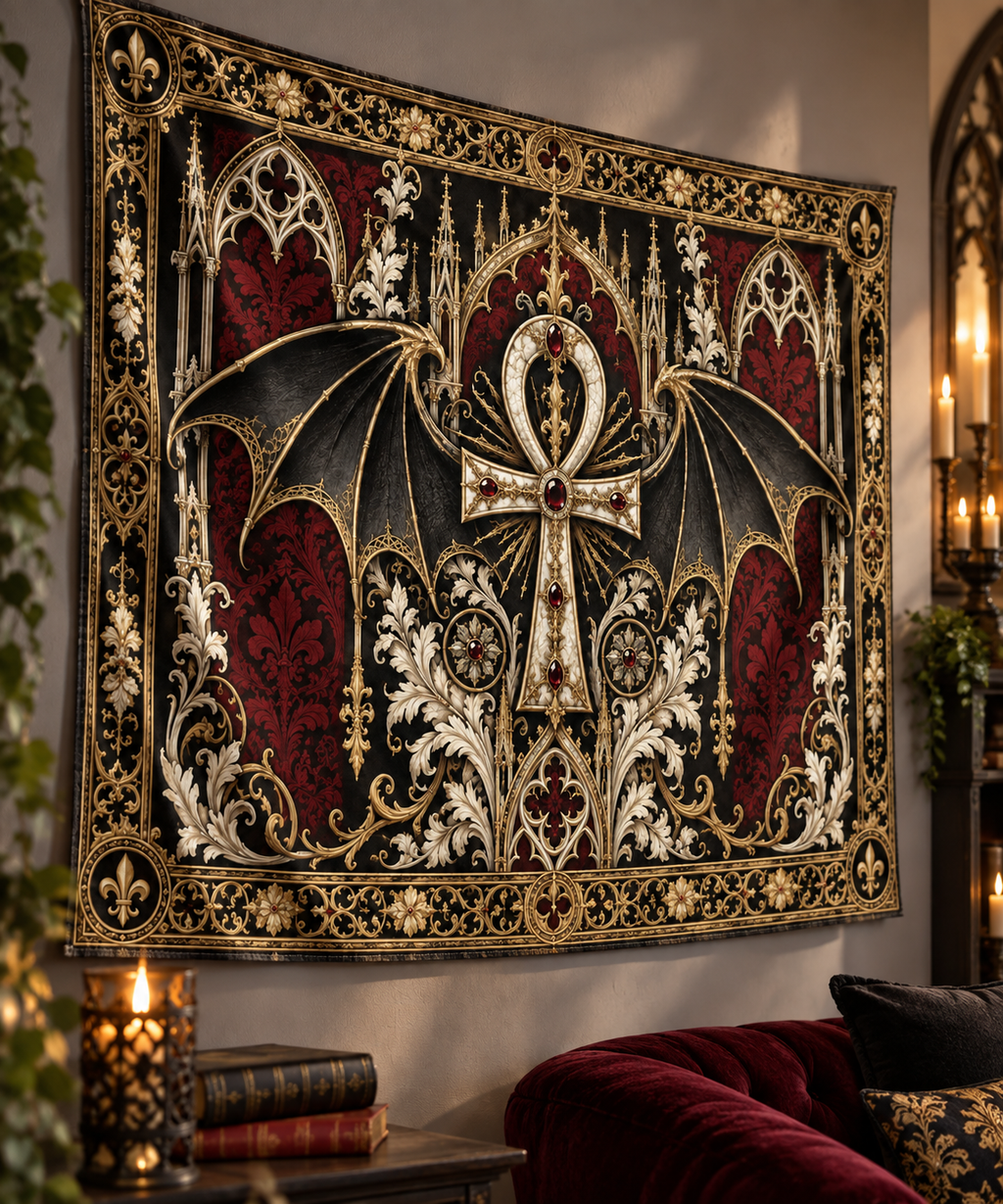 The Nocturne Reliquary | Gothic Wall Hanging