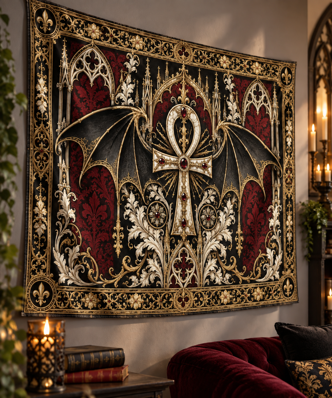 The Nocturne Reliquary | Gothic Wall Hanging