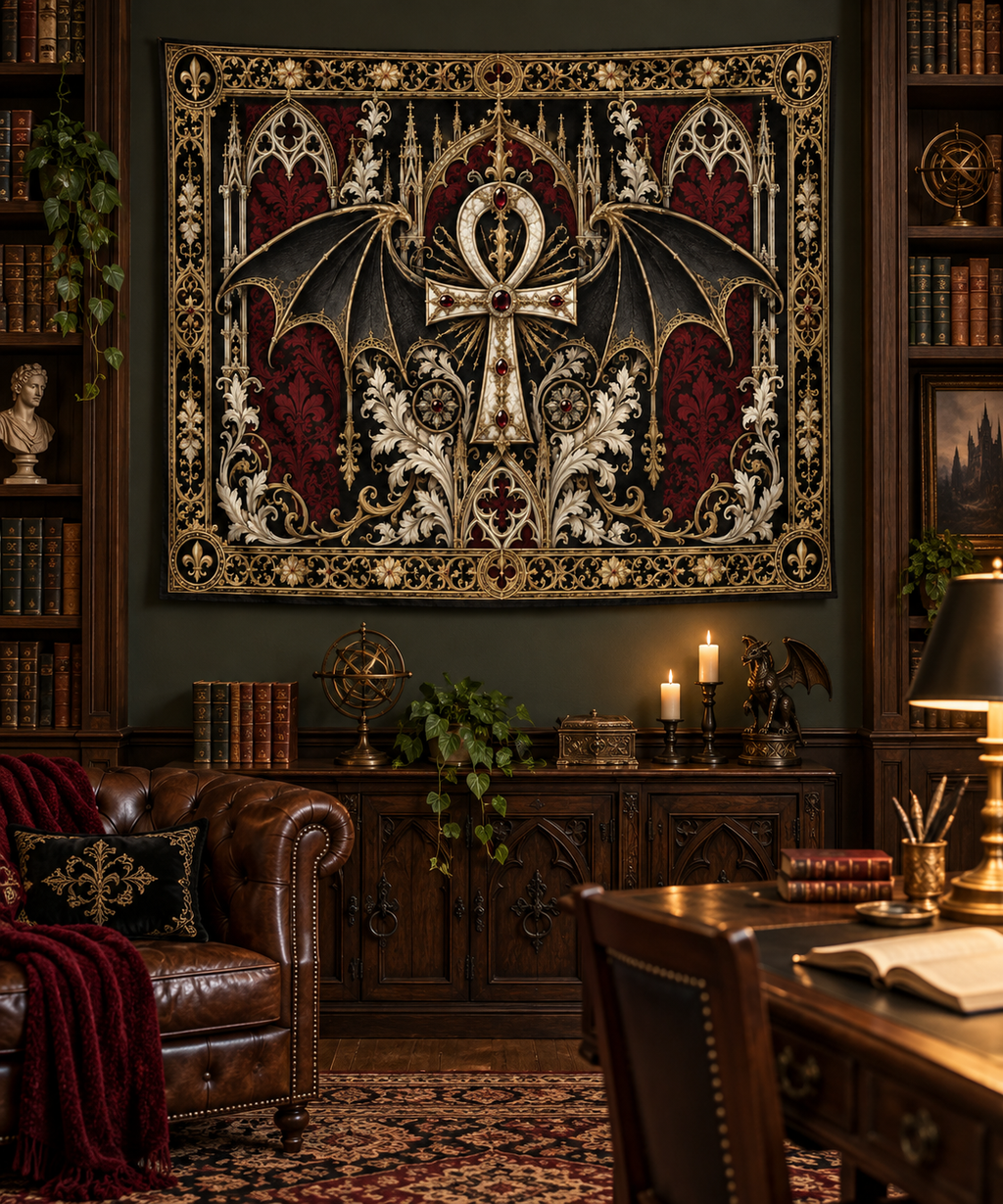 The Nocturne Reliquary | Gothic Wall Hanging