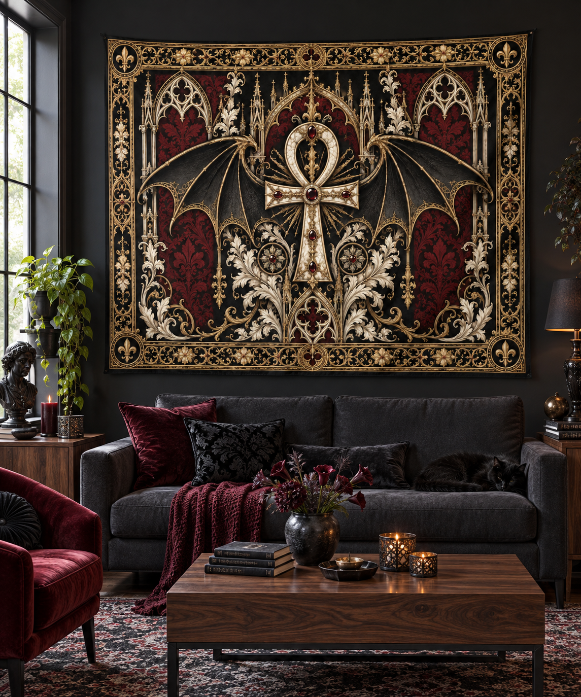The Nocturne Reliquary | Gothic Wall Hanging