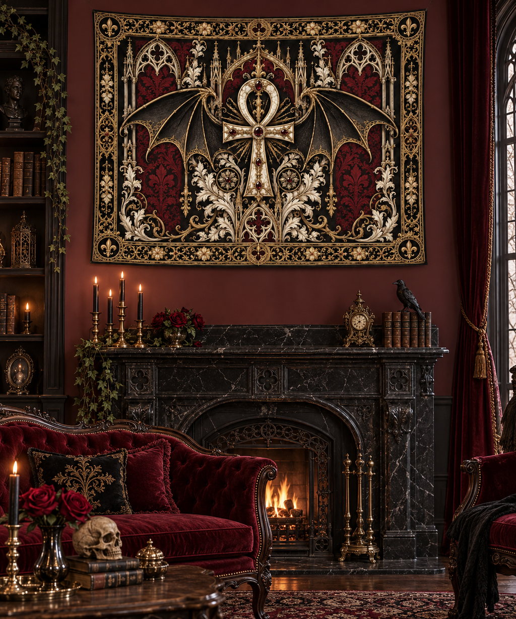 The Nocturne Reliquary | Gothic Wall Hanging