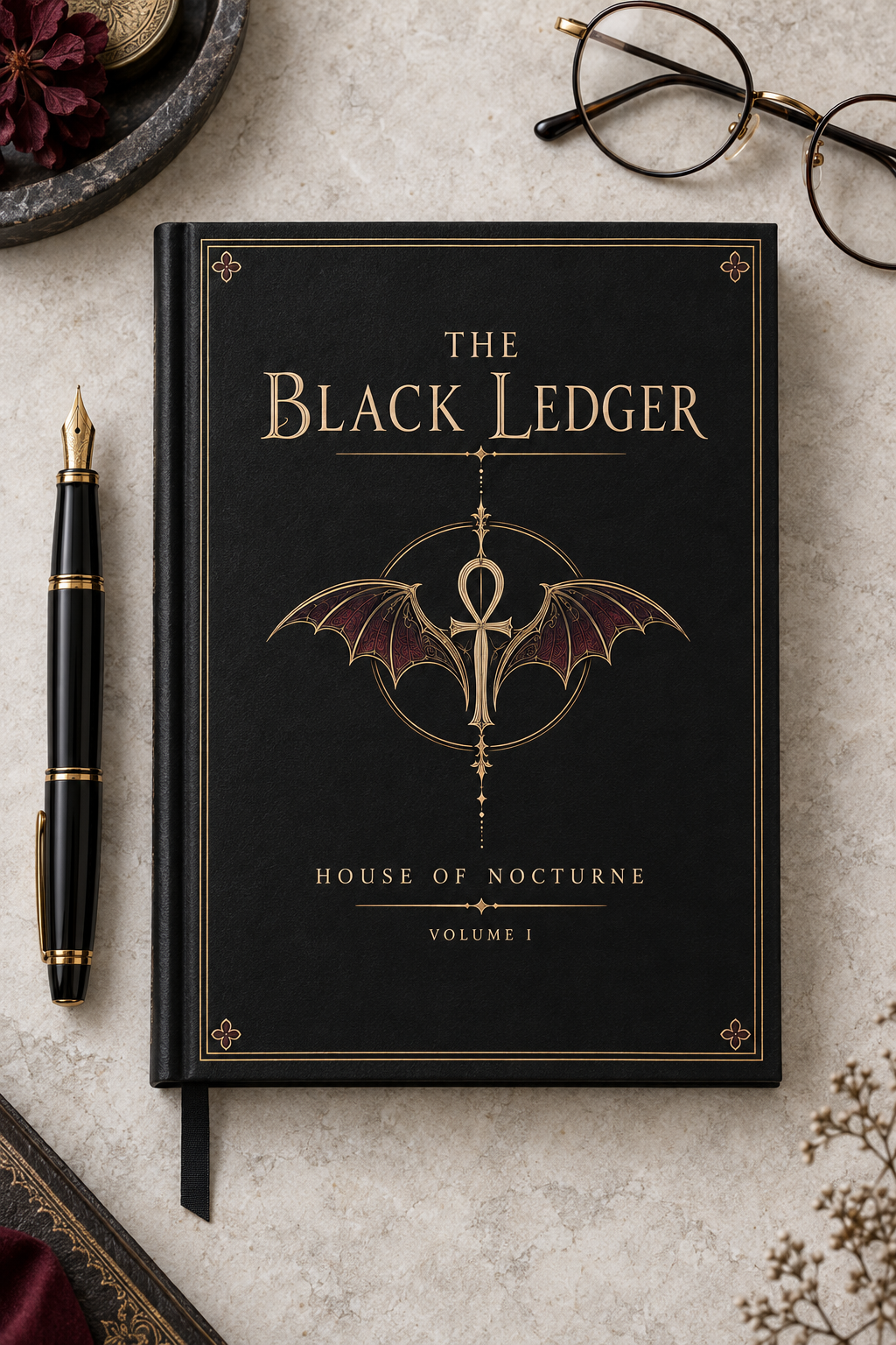 The Black Ledger | Gothic Hardcover Journal