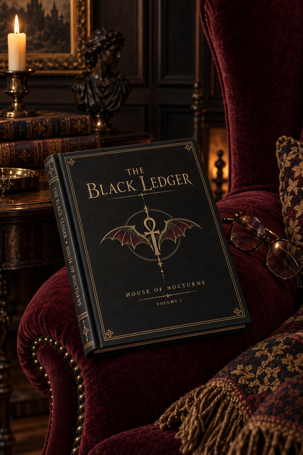 The Black Ledger | Gothic Hardcover Journal