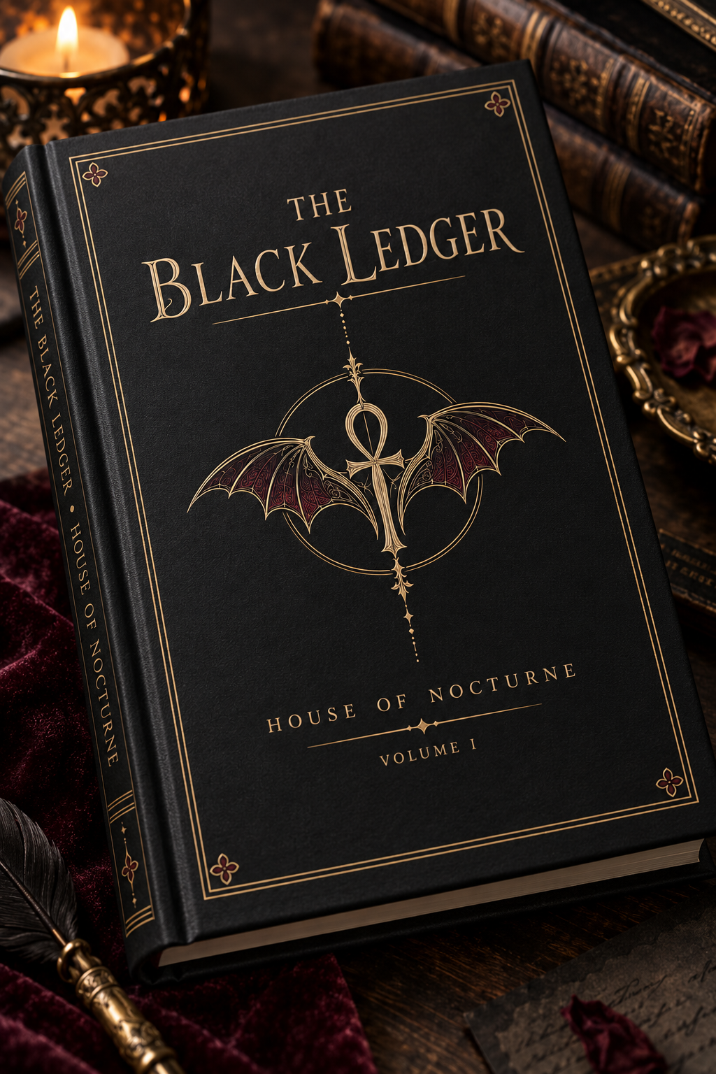 The Black Ledger | Gothic Hardcover Journal