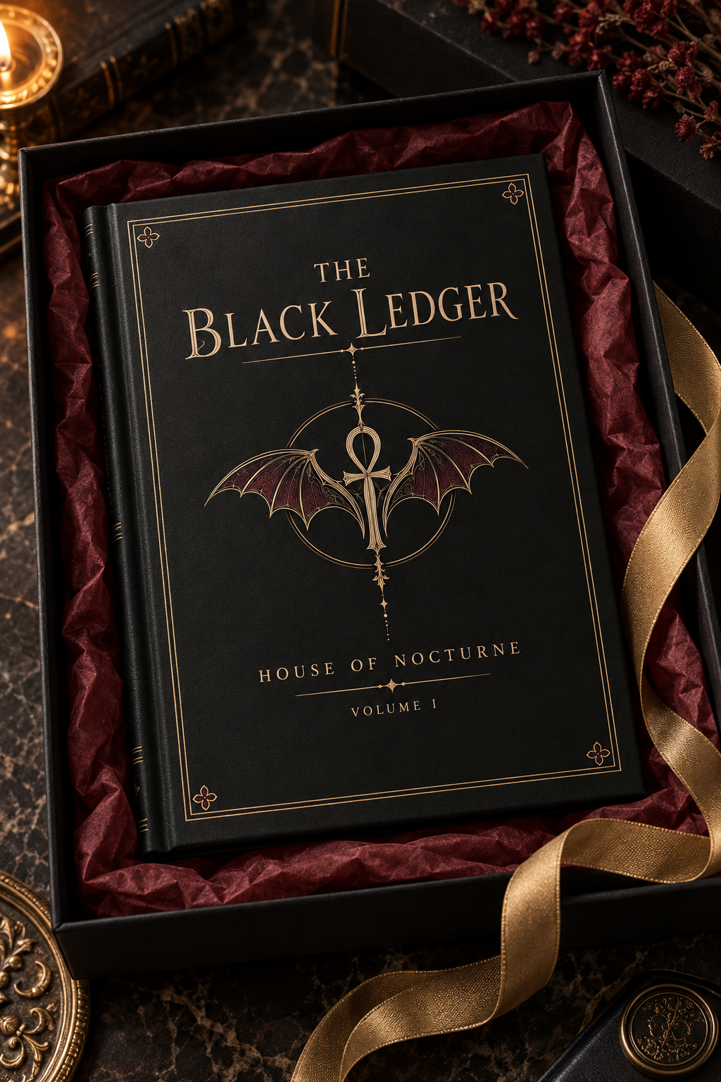 The Black Ledger | Gothic Hardcover Journal
