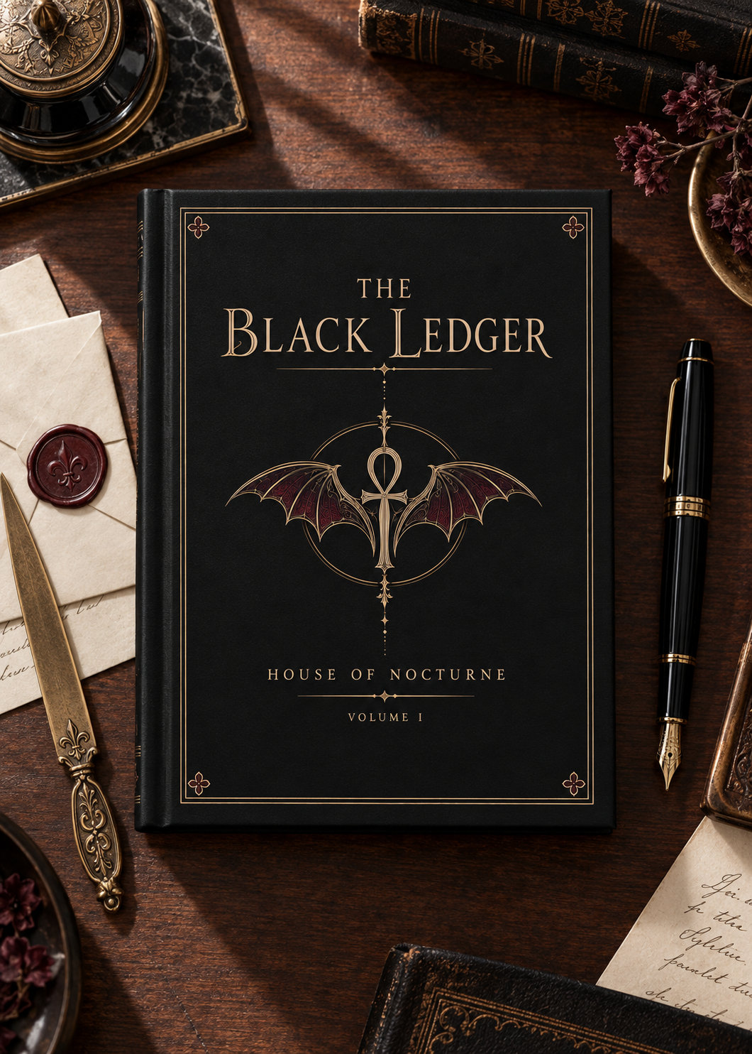 The Black Ledger | Gothic Hardcover Journal