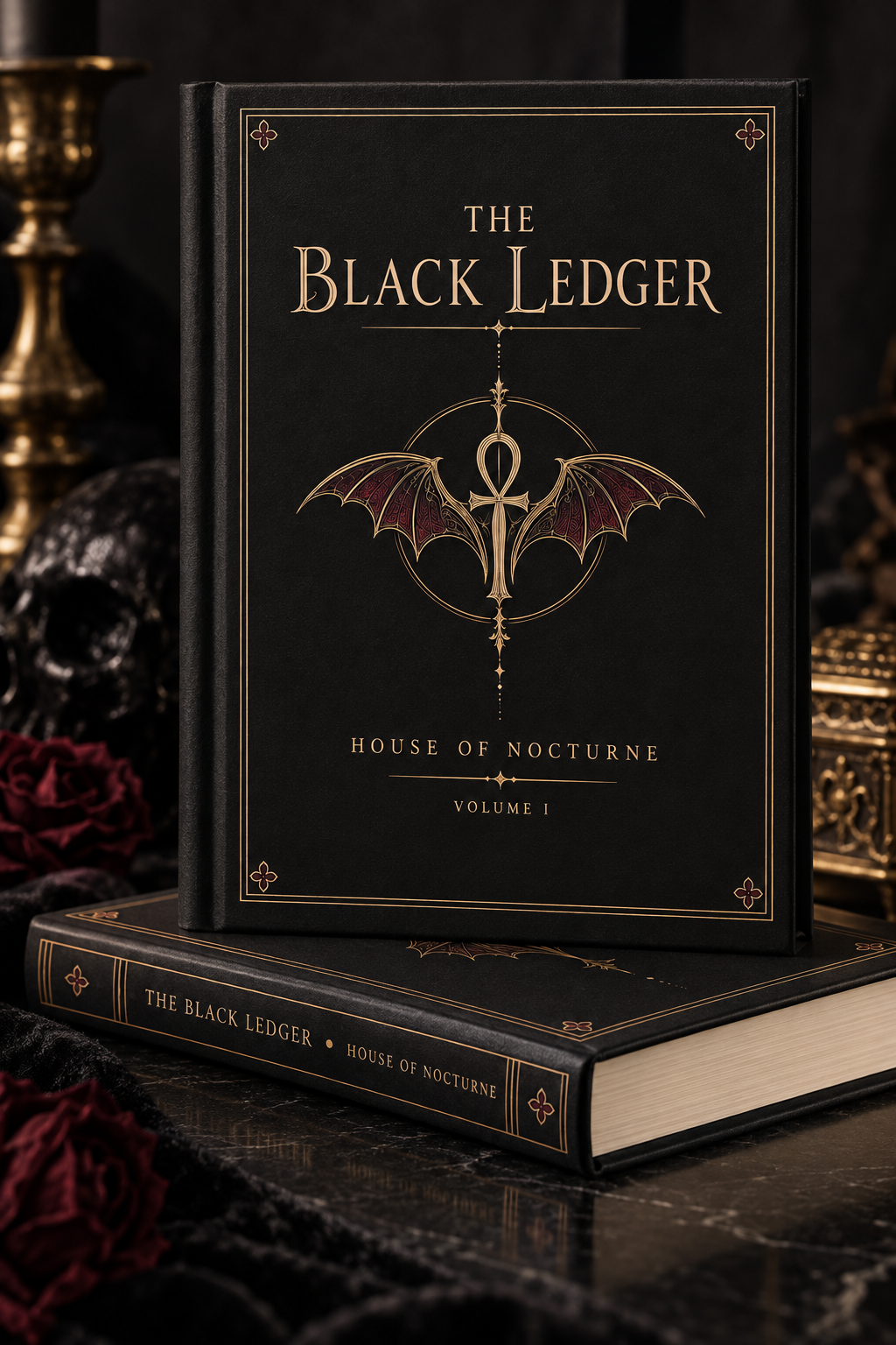 The Black Ledger | Gothic Hardcover Journal