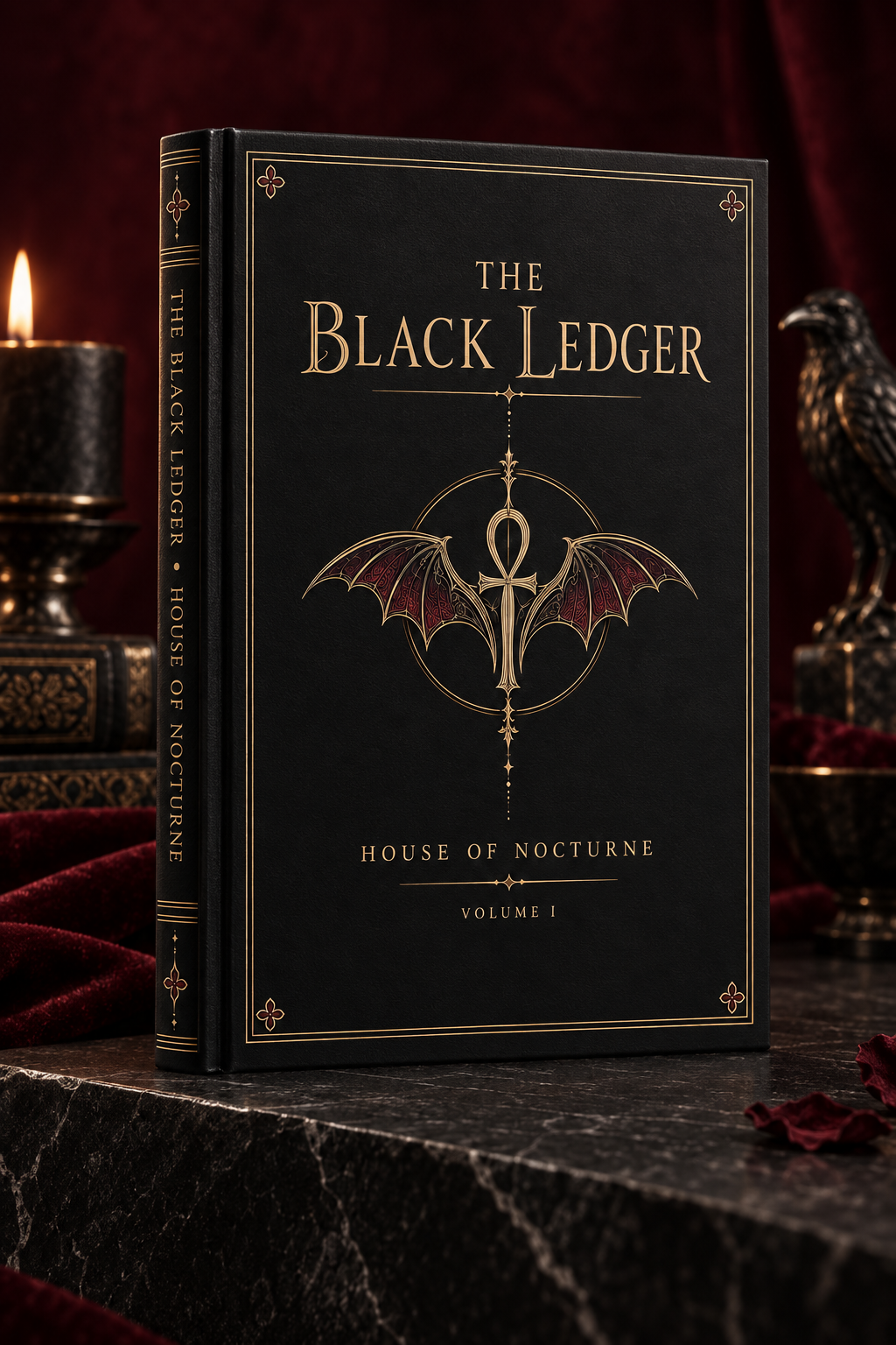 The Black Ledger | Gothic Hardcover Journal