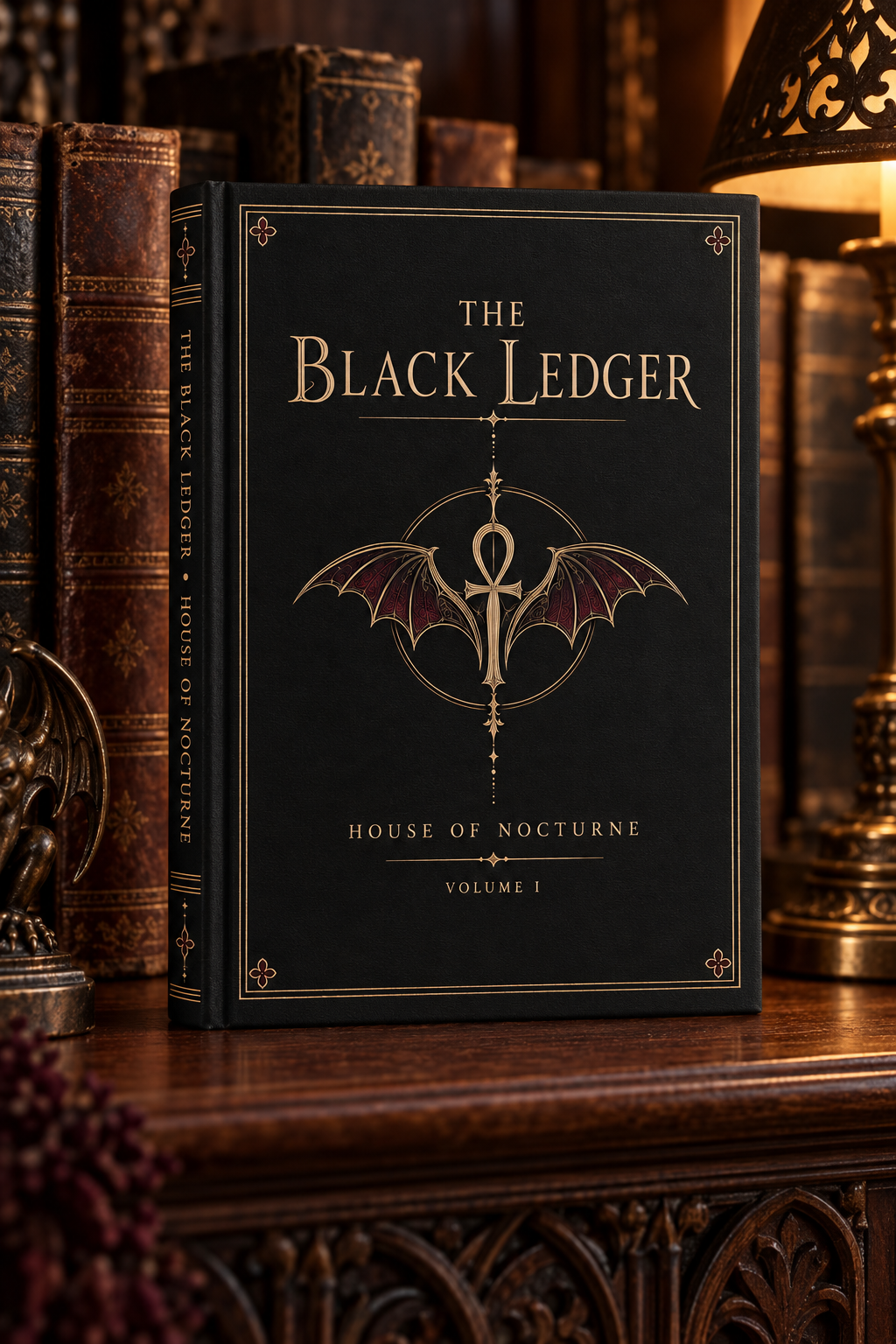 The Black Ledger | Gothic Hardcover Journal