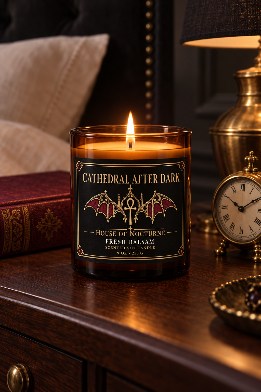 Cathedral After Dark | Fresh Balsam Soy Candle, 9 oz