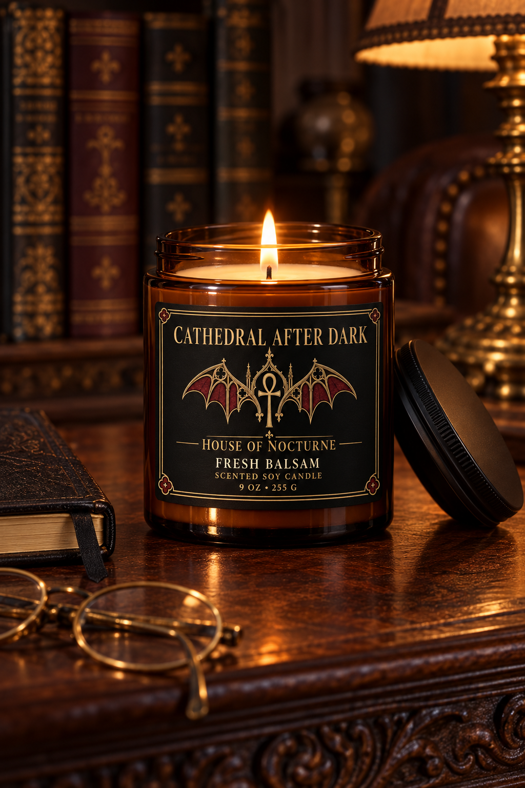 Cathedral After Dark | Fresh Balsam Soy Candle, 9 oz