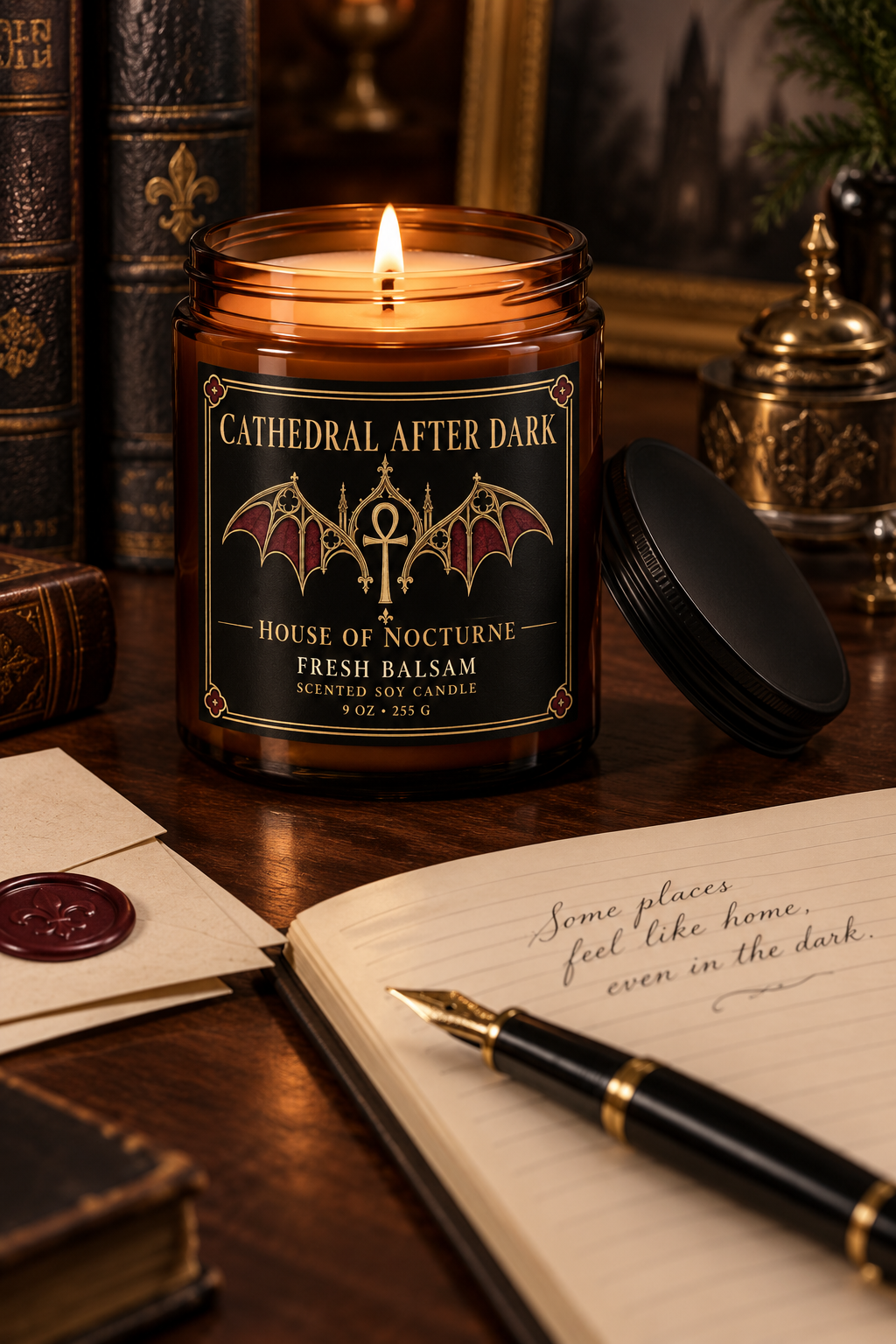 Cathedral After Dark | Fresh Balsam Soy Candle, 9 oz