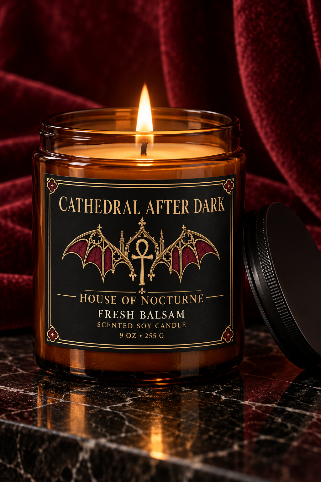 Cathedral After Dark | Fresh Balsam Soy Candle, 9 oz