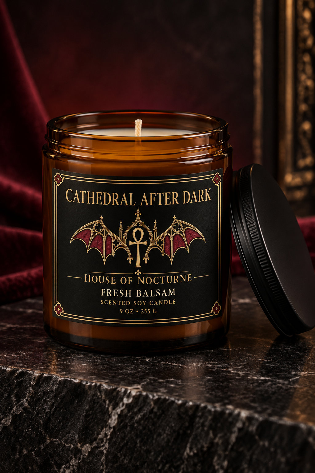 Cathedral After Dark | Fresh Balsam Soy Candle, 9 oz