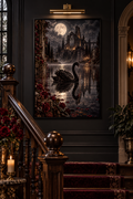 Gothic Dark Art Rolled Poster – Victorian & Ornate Wall Décor Print for Moody Home Interiors