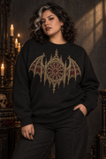 The Nocturne Shroud | Gothic Crewneck Sweatshirt – Dark Victorian House Apparel